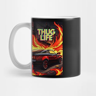 Thug Life Muscle: Badass Car Design for Rebels Mug